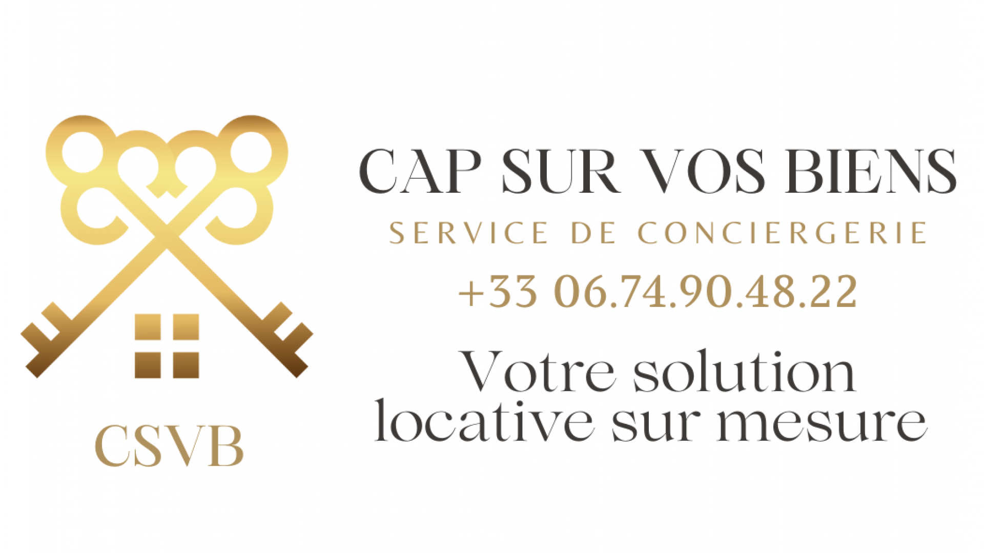 Cap sur vos biens – Service de conciergerie